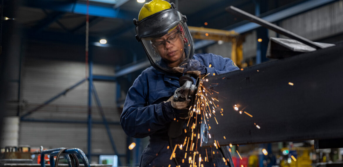 Foto van een staalconstructeur